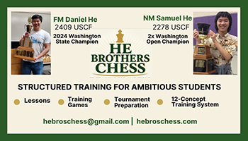 He Brothers Chess business card
